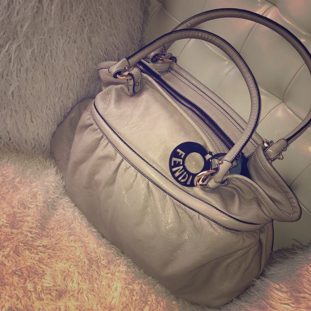 Napa leather Fendi hobo bag